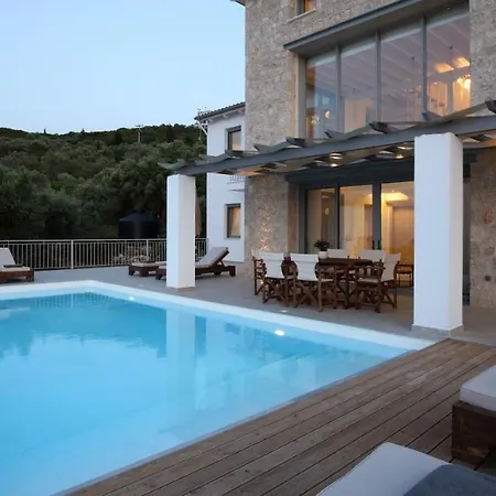 Tsakmakis - Luxury - Panoramic Sea View Lefkada וילה Tsoukaládhes