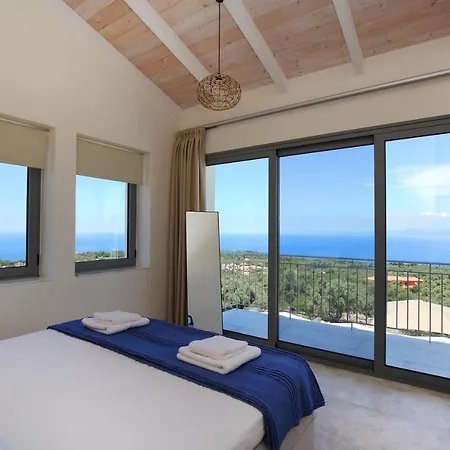Tsakmakis - Luxury - Panoramic Sea View Lefkada Villa *