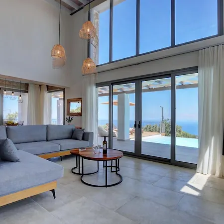 Tsakmakis - Luxury - Panoramic Sea View Lefkada Villa *
