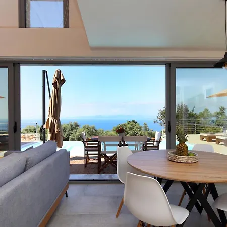 Villa Tsakmakis Luxury- Panoramic Sea View - Lefkada Tsoukaladhes