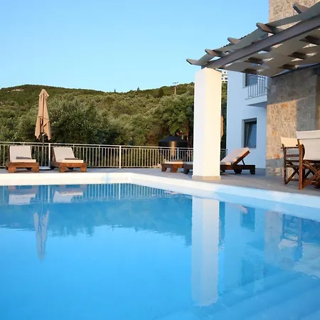 Tsakmakis - Luxury - Panoramic Sea View Lefkada Villa Tsoukaládhes