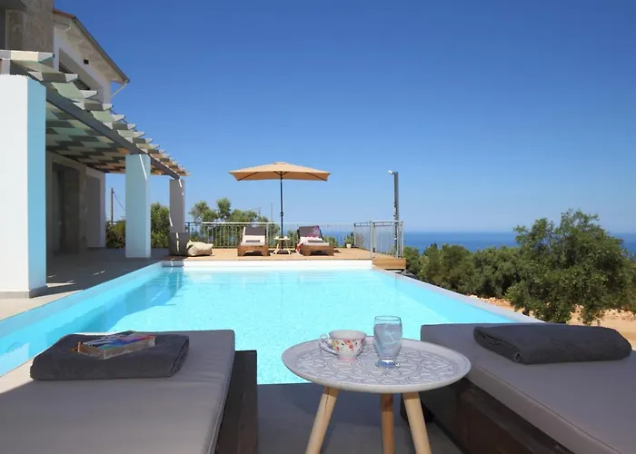 Tsakmakis - Luxury - Panoramic Sea View Lefkada Villa